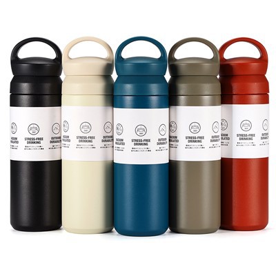 Thermos sottovuoto isolato a vuoto con manico
